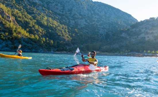 Sea Kayaking In Kargicak Bay.