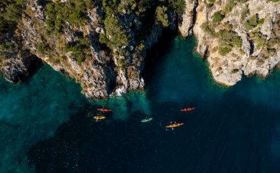 Sea Kayaking In Kargicak Bay.